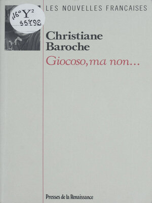 cover image of Giocoso, ma non...